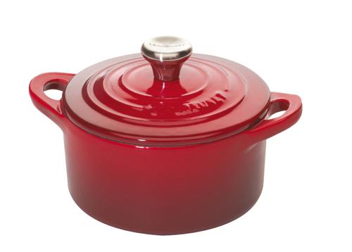 Le Creuset - 21001100600461 - Fonte - Mini Cocotte - Cerise - 10 cm